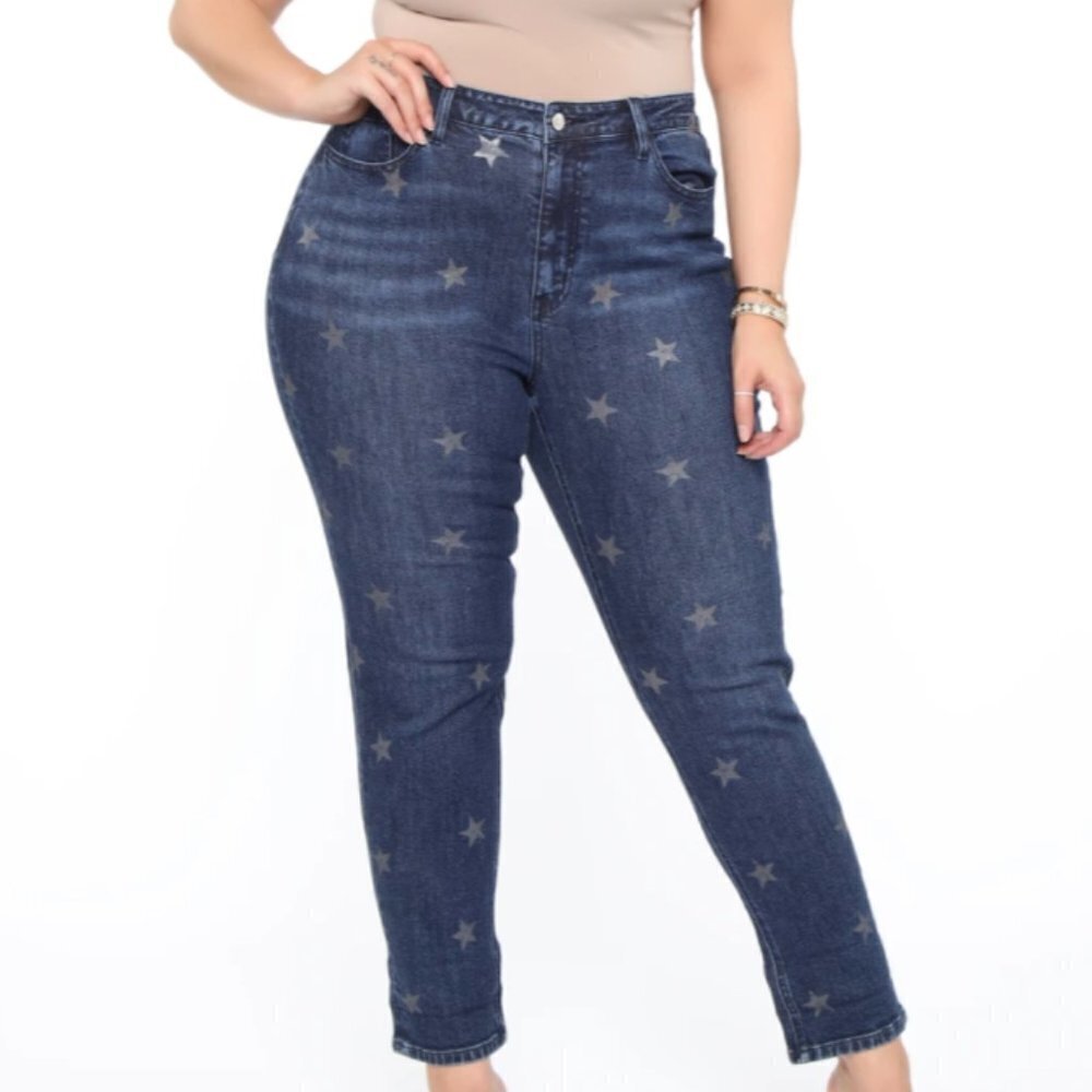 Fashion Nova Starry Night Boyfriend Jeans - Picture 12 of 12